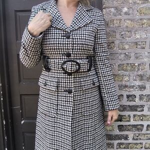 Kenneth Cole Plaid Coat